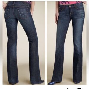 Citizens of humanity Margo 085 Denim Blue Jean women 28 low waist boot Y2K retro